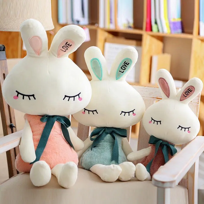 50 cm enfants jouets en peluche lapin poupées lapins mignons jouet haute qualité animaux en peluche doux poupée cadeaux d'anniversaire