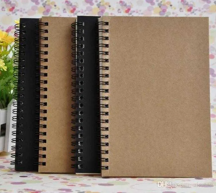 Kraft Paper Notepad Office Supplies High Quality Creative Sketchbook Graffiti Notepads Blank Notebook Hot Sell