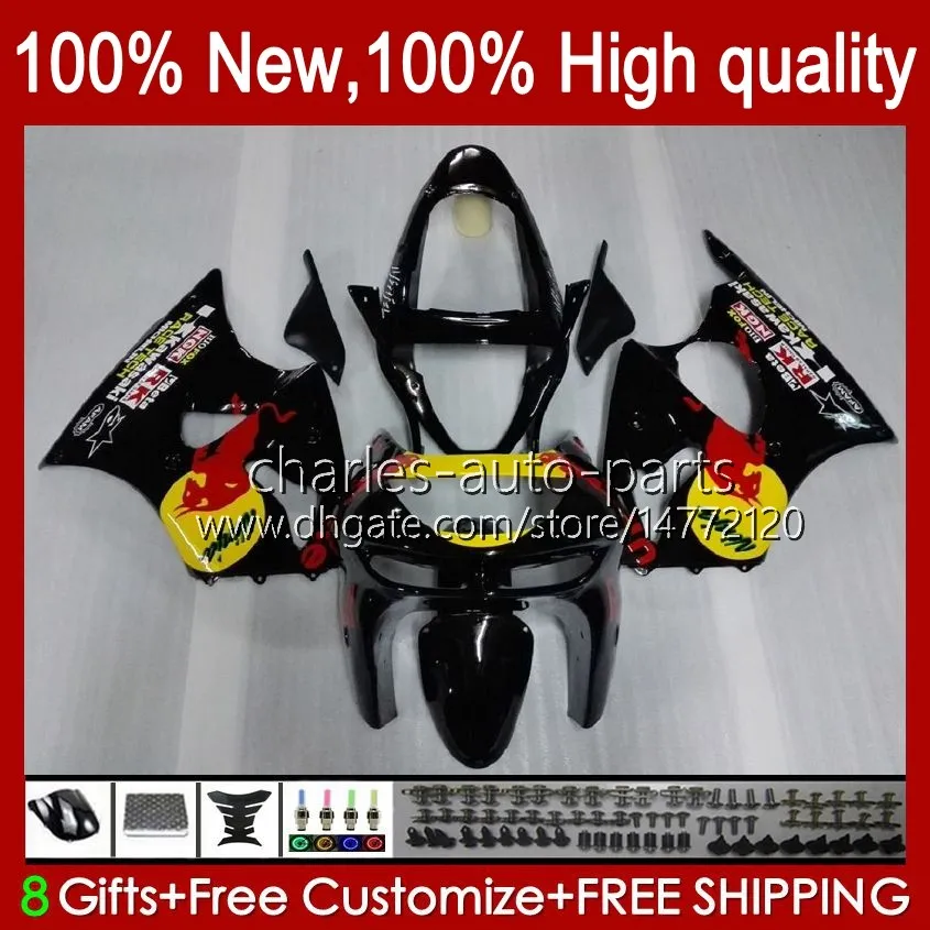 kawasaki 닌자 ZX-6R ZX-636 ZX600 ZX600CC 98-99 Bodywork 1600cc 600cc zx636 zx6r 98 99 zx 636 600 CC 6 R 6R 1998 1999 오토바이 바디