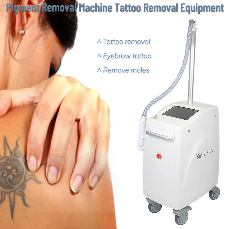 YAG Laser 532NM 1064NM 1320Nm Tattoo Removal Machine Pigment Eyebrow Ta bort