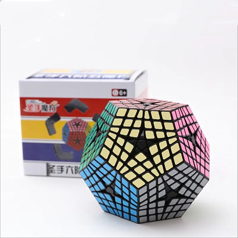 Shengshou 6x6 megaminxed cube 6x6x6 Dodecahedron Cube Shengshou Megaminxed 6x6 Magic Cube 12 Sided Cubo Magico Puzzle Zabawki
