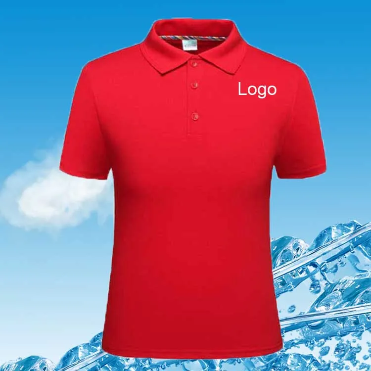 Högkvalitativ kvinna Män Par Polo Sommar Andningsbar Kortärmad Anpassad OEM Logos Polos