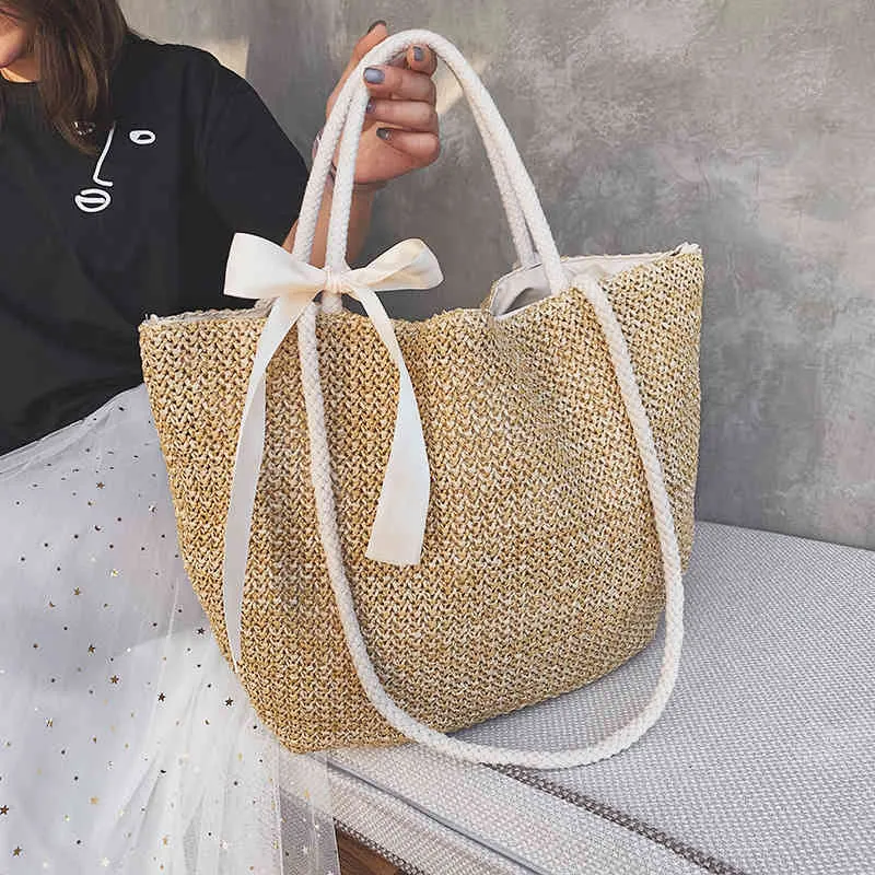 HBP Non-merk grote capaciteit Holiday Handtas Wenyi Straw Beach Bag 302200 Sport.0018