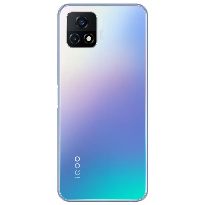 Orijinal Vivo IQOO U3X 5G Cep Telefonu 4 GB RAM 128 GB ROM Snapdragon 480 Octa Çekirdek Android 6.58 "Tam Ekran 13MP 5000 mAh Parmak İzi KIMLIĞI Yüz Uyandırma Akıllı Cep Telefonu