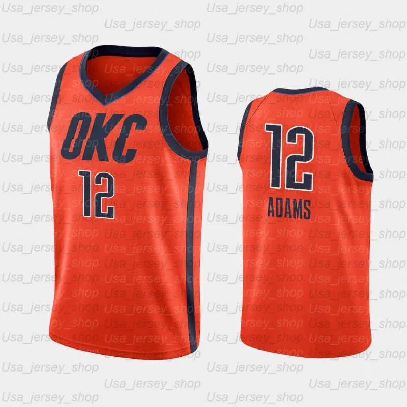 2021 The Basketball Jersey Steven Adams And OKC Men Women Youth