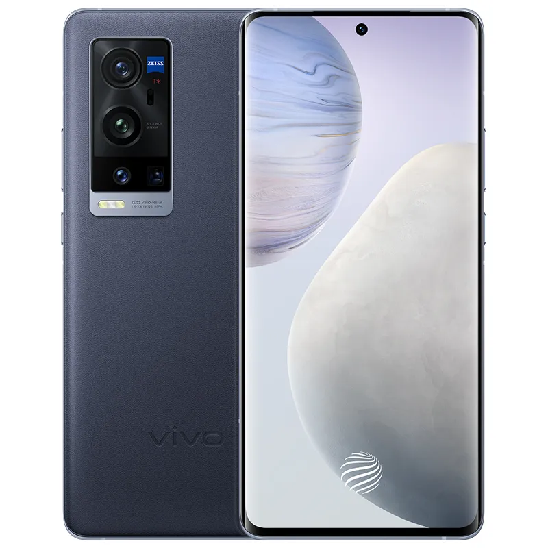 Original Vivo X60 Pro + Plus 5G Telefone Celular 12GB RAM 256GB ROM Snapdragon 888 50MP AR NFC 4200mAh Android 6.56 "Amoled Tela Full Screen Fingerprint Id Face Wake Smart Cell Phone