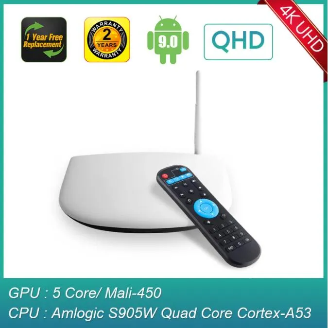 Leadcoot Q1304 SET ÜST KUTUSU 2.4G WIFI Android 9.0 Medya Kutusu HD 2.0 S905W Dört Çekirdekli 1G 8G 2G 16G Media Player QHDTV Akıllı TV Kutusu