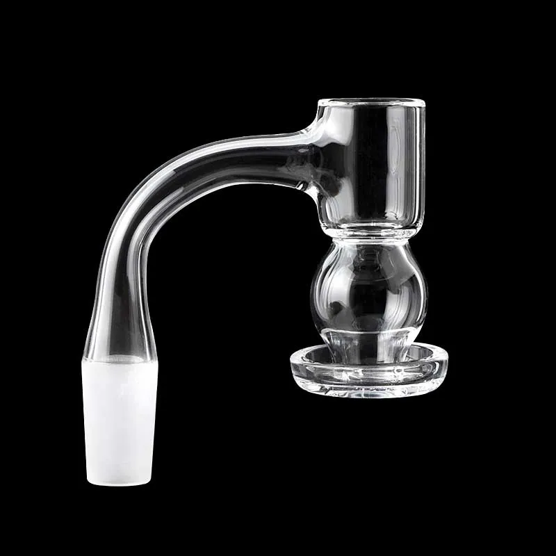 Volledige LAD Smoking Beveled Edge Terp Slurper Quartz Banger met Bal Bucket 45 * 90 Naadloze Slasters Nagels voor Glas Water Pijpen Oliereiljes Bongs