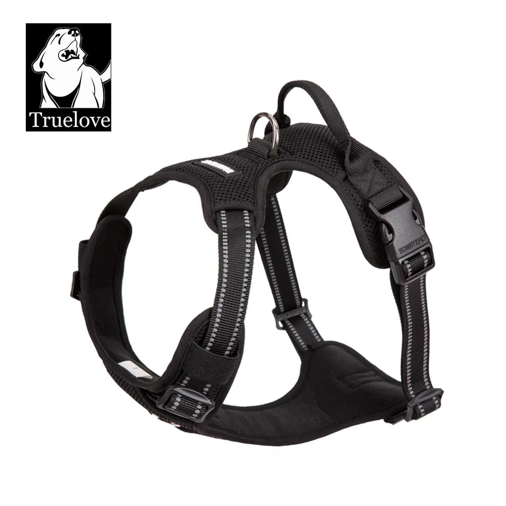 TRUELOVE Pet Harness Nylon Reflective Comfortable and Breathable Explosion-proof Small Medium Large Outdoor Camping HP5652