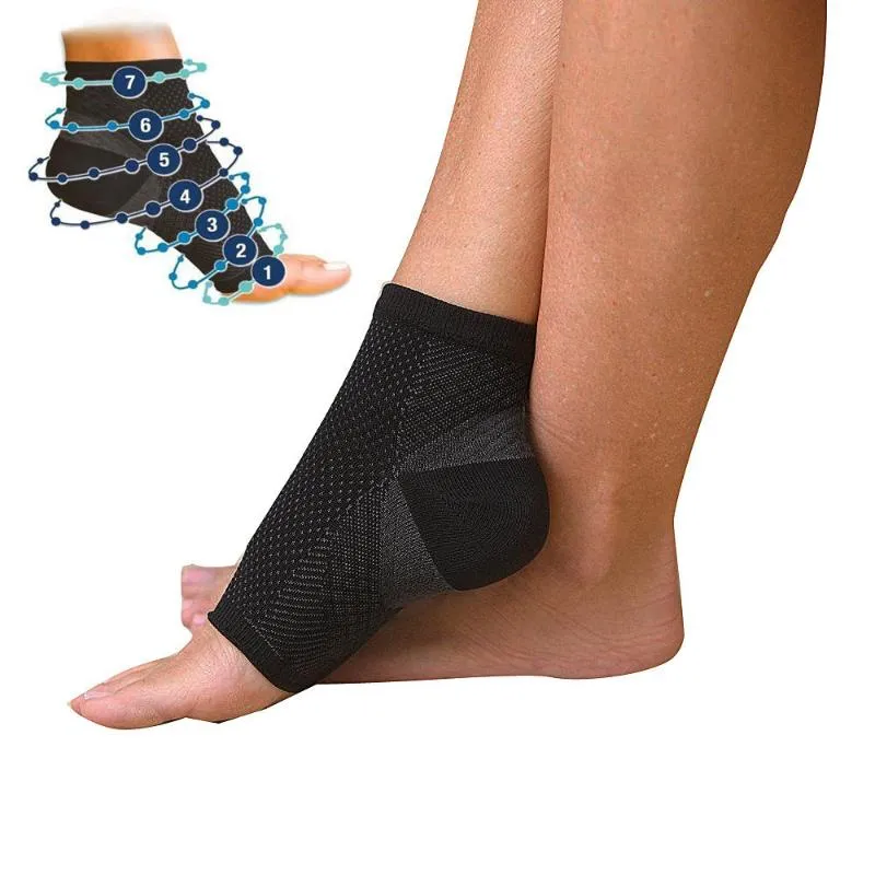 Поддержка лодыжки профессиональные женские каблуки мужские сжатия ноги рукава пятки арка боли