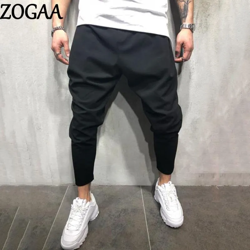 Mens Cross Joggers Hip Hop Streetwear Casual Fashion Track Pants Male Solid Comfortable Sweatpants Baggy Trousers Men's high quality