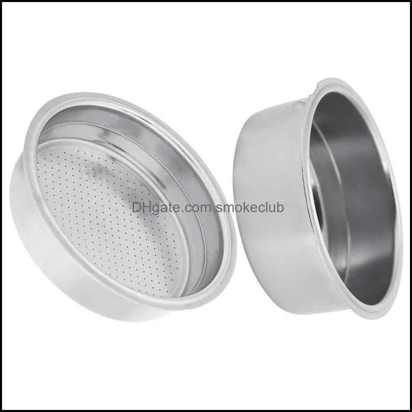 Coffee Filters Single Double Cup Stainless Steel Filter Basket Strainer Machine Accessories For Home Office