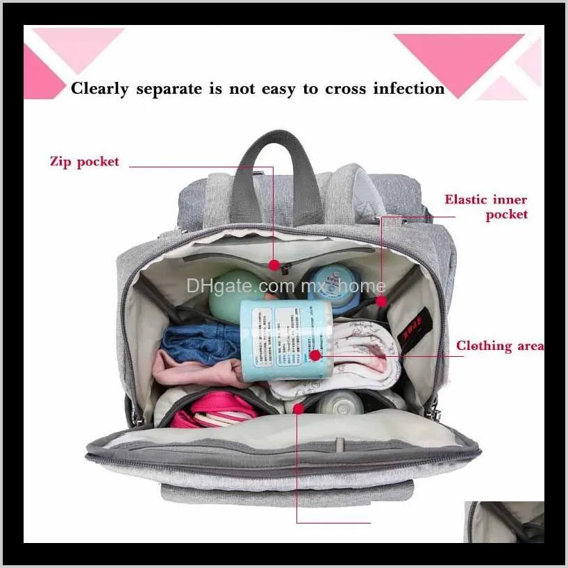 diaper bag mummy multifunction travel backpack for mom fashion maternity nappy baby care bags waterproof nursing bag