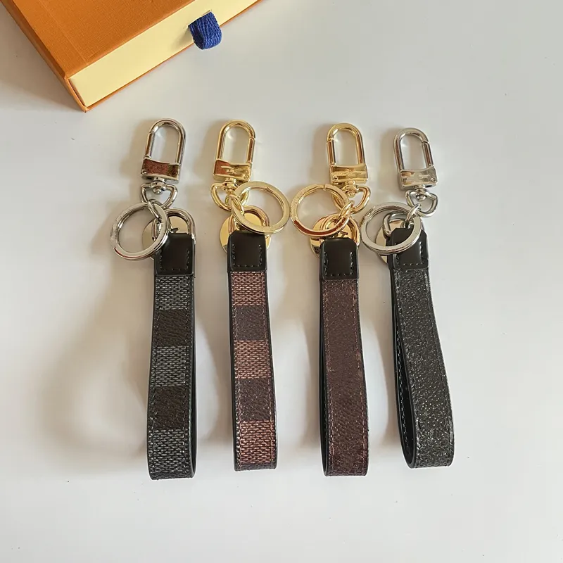 Luxury Keychain For Men Key Chain & Ring Holder Brand Designer Gift Box Women Car Keychains Leather