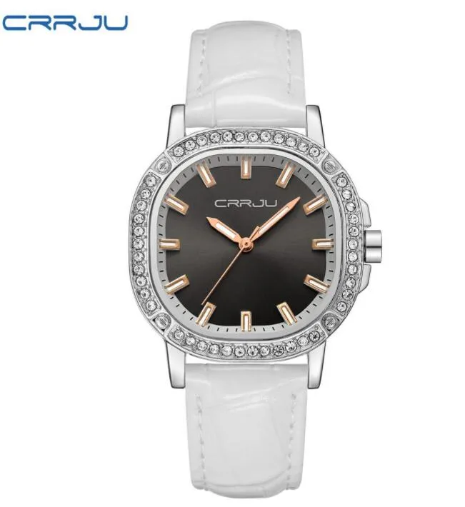 Горячий продавец Crrju Women Watch роскошный бренд мода повседневные дамы золотые часы кварцевые простые часы Relogio Feminino Reloj Mujer Montre Femme