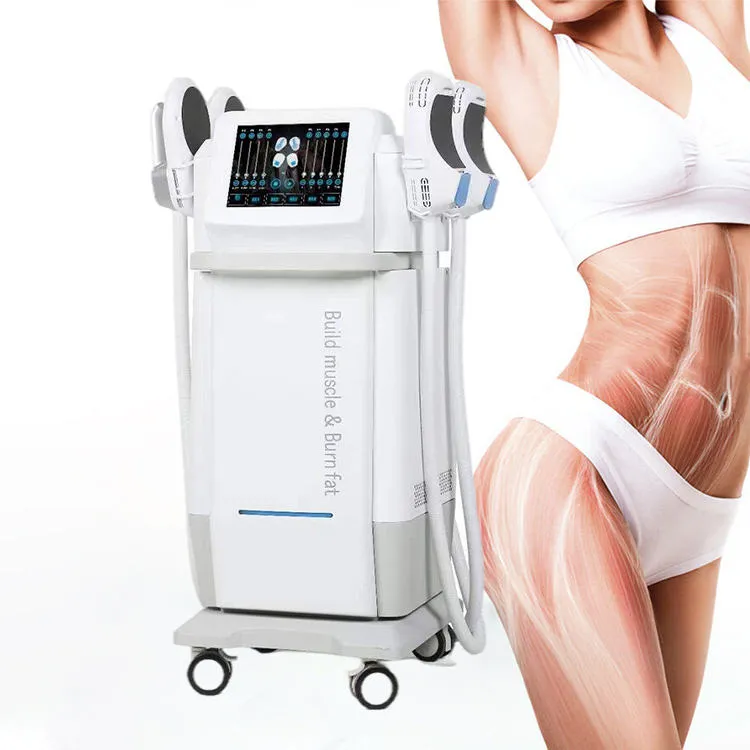 Standing 4 Heads Magnetic Therapy Body Sculpture Ems Rf Weight Loss Machine Fat Burning Instrument