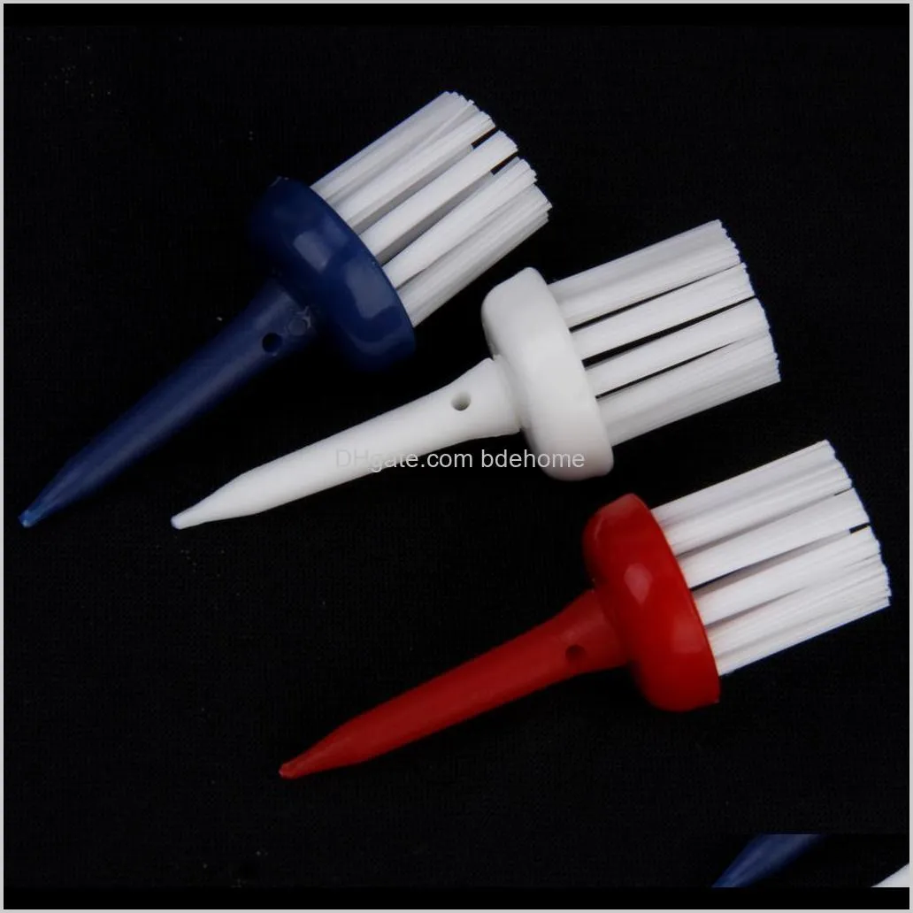 2 packs of 3 golf tees brush driver training golfer tool accessory random