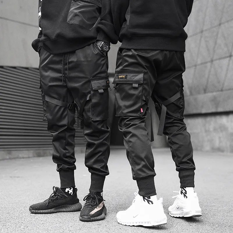 Harajuku Autumn Cargo Pants For Men Hip Hop Joggers With Tactical Harem  Sweatpants, Ribbons, Balck Pebcil, And Hombre Cargo Trousers Primark From  Wholesaleprice08, $16.39