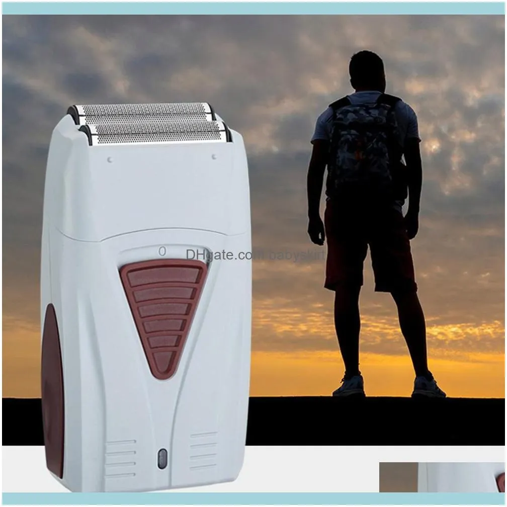 Bald-Headed Machine Cordless Men Twin Blade Reciprocating Double-Head Razor Rechargeable Electric Shaver Dc Shavers1