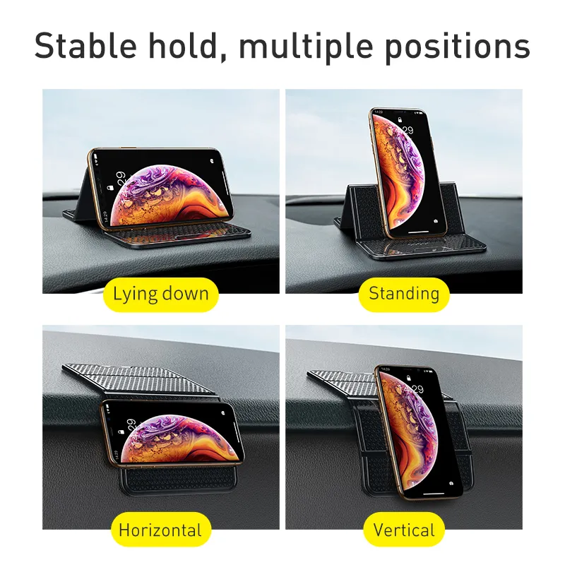 Suporte universal do telefone do carro para a mesa da parede do telefone celular de célula adesivos multi-função Nano borracha almofada Suporte de suporte de montagem de carro