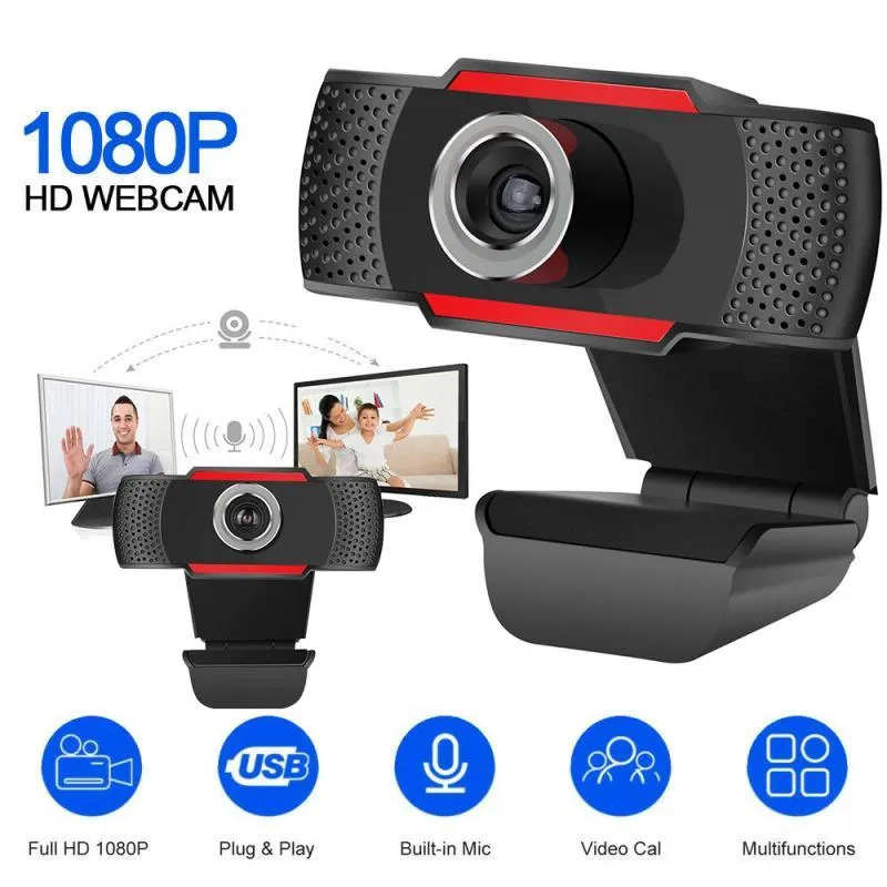 2021 USB Computer Full HD 720 / 1080P WebCam камера цифровая веб-камера с микрофоном для ноутбука для ноутбука