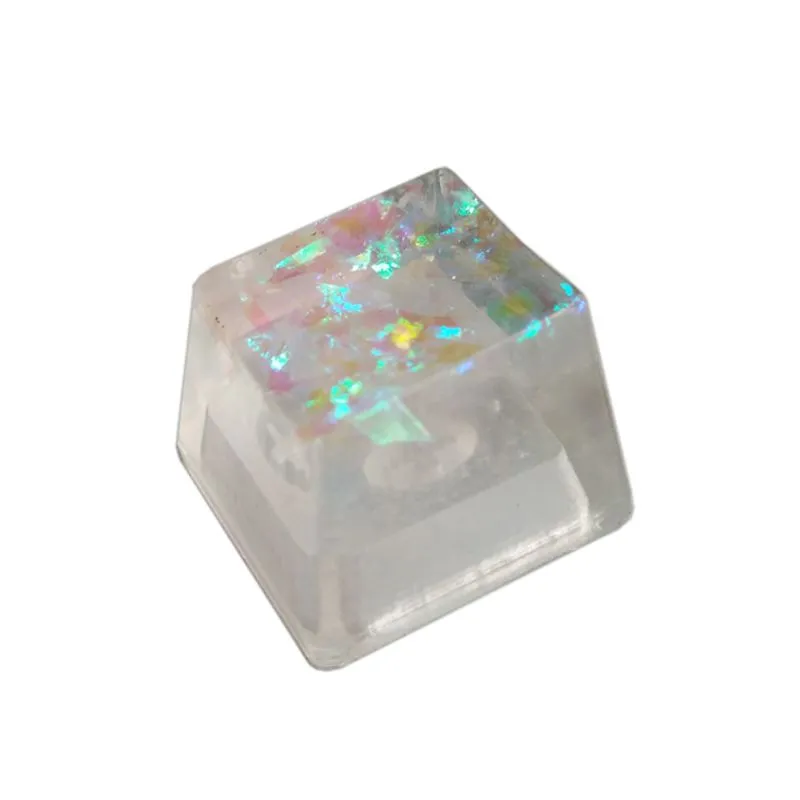 اليدوية حسب الطلب oem r4 الملف الشخصي الراتنج keycap لوحة المفاتيح RGB شفافة keycap