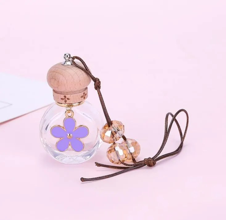 Hanging Perfume Aromatherapy Bottle Diffusers Glass Essential Oil Scent Diffuser Perfumes Empty Fragrance Bottles SN2514