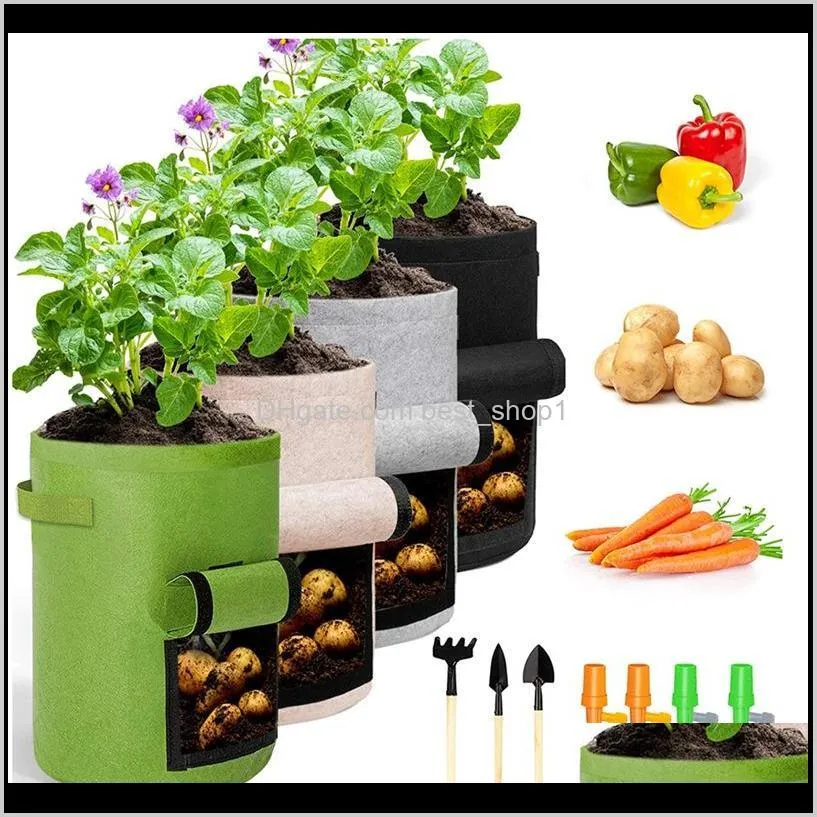 plant grow bags home garden potato pot greenhouse vegetable growing bags moisturizing jardin vertical garden bag tools gwf5078