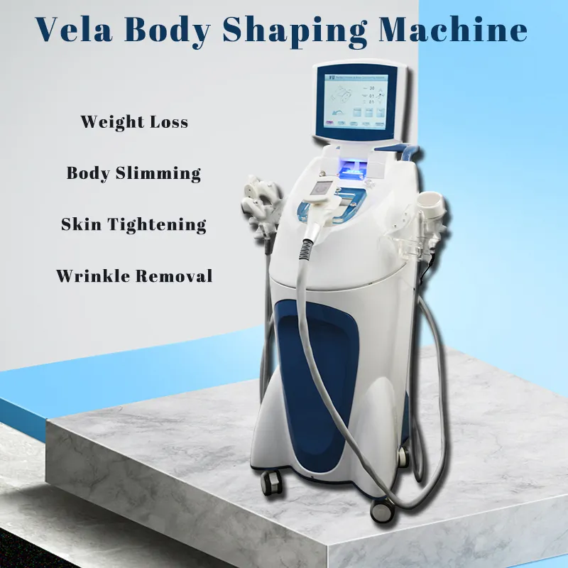Vela Slimming Beauty Machine Body V Shaping RF Roller Vacuum Fat Massager Cellulite Removal Contouring