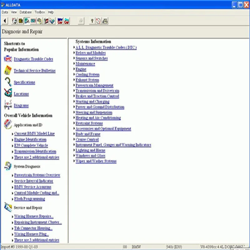 Alldata v10.53 auto repair software with ATSG repair manual and Vivid ...