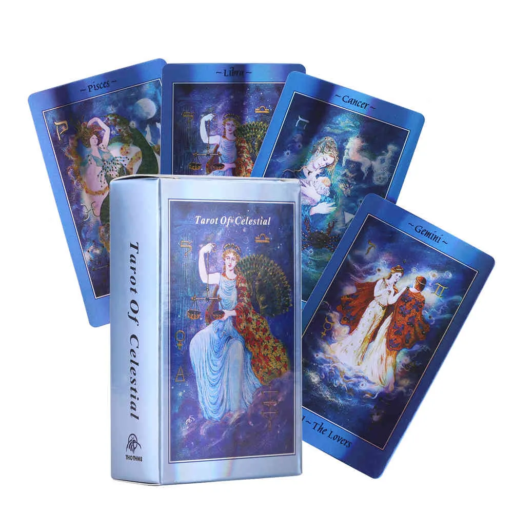 Smith-Waite Centennial Tarot Card English Version Tarrot Cards Set Board Game na imprezę z prowadnicą PDF