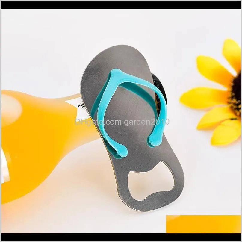 slipper shape bottle openers stainless steel opener flip flop cute beer openers wedding gift favor wb2112