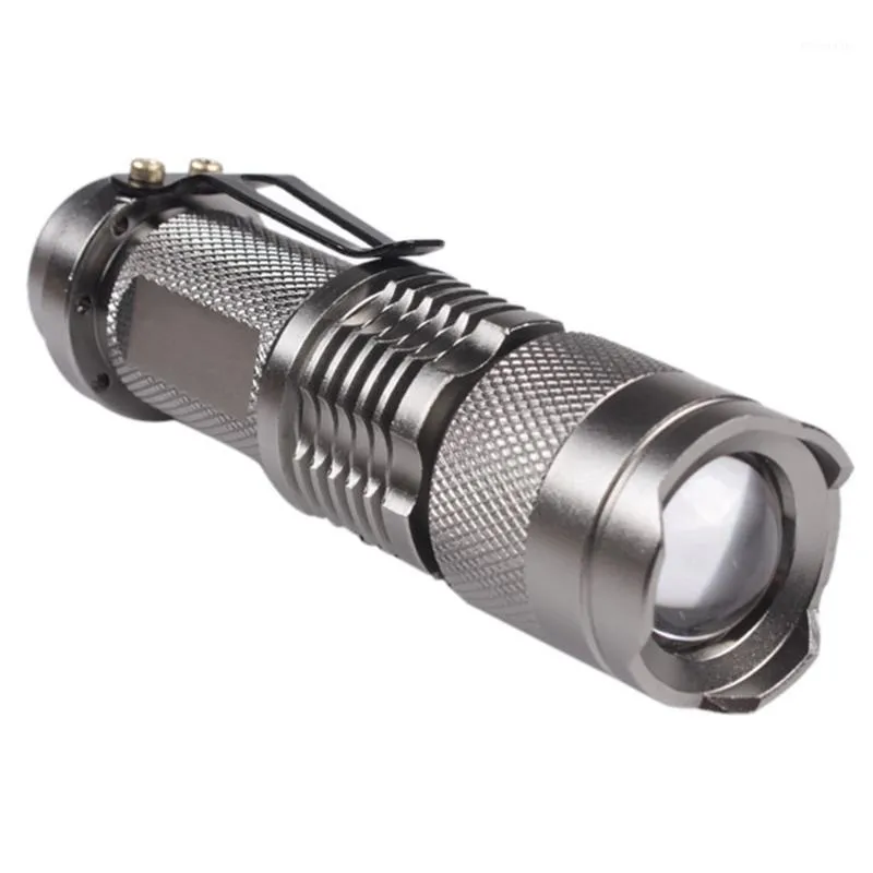 Latarki Terches Mini Penlight 1200LM Wodoodporny LED jasny regulowany zoom Focus Lampa Lampa Latarna Przenośna światło Camping
