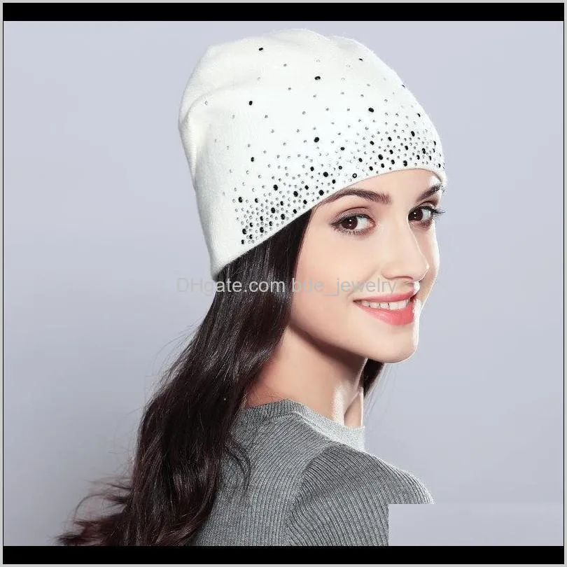 fashion lady knitted woolen hat femal cap female hood knitting warm hats knitting hats for women fashion wool hat women