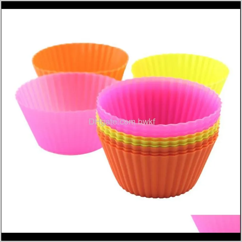 silicone muffin cake cupcake cup cake mould case bakeware maker mold tray baking jumbo kitchen baking tool