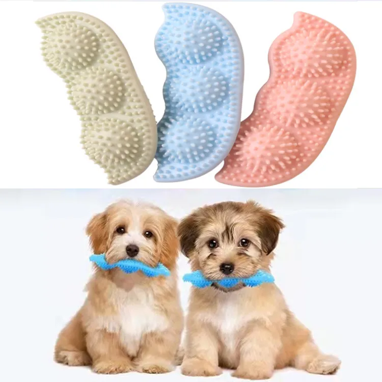 Dog Chew Toys For Teething 2-8 Months Puppies Chews 360° Clean Pet Teeth Soothe Pain Of Teeths Grow Puppy Puzzle Toy Both Small Medium Dogs Suitable HH21-305