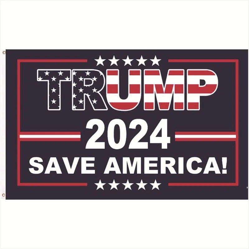 Novo 2024 América Bandeiras eleitorais presidenciais não me culpe eu votei para Trump Feito personalizado Banner de campanha 90 * 150cm EWF7948