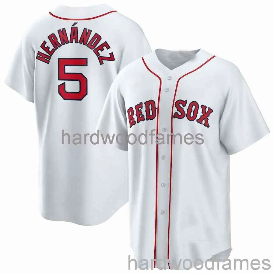 Custom Enrique Hernandez # 5 Jersey Stitched Mannen Dames Jeugd Kid Baseball Jersey XS-6XL