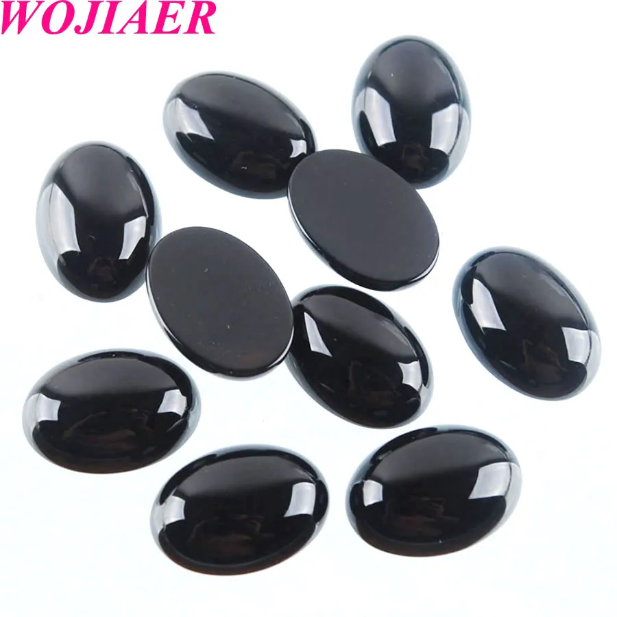 Wojiaer Natural Rose Quartz Opal Gemstone Oval Cabochon Cab kralen geen gat 10x14x5mm Make Jewelri Bu800