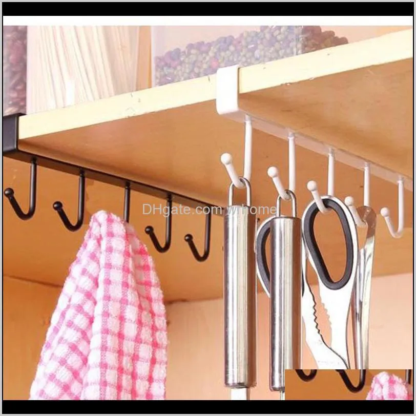 Free Of Punch Storage Shelf Hanging Cap Paper Shelves Kitchen Iron Multifunction Hanger - 1 Piece Hooks & Rails