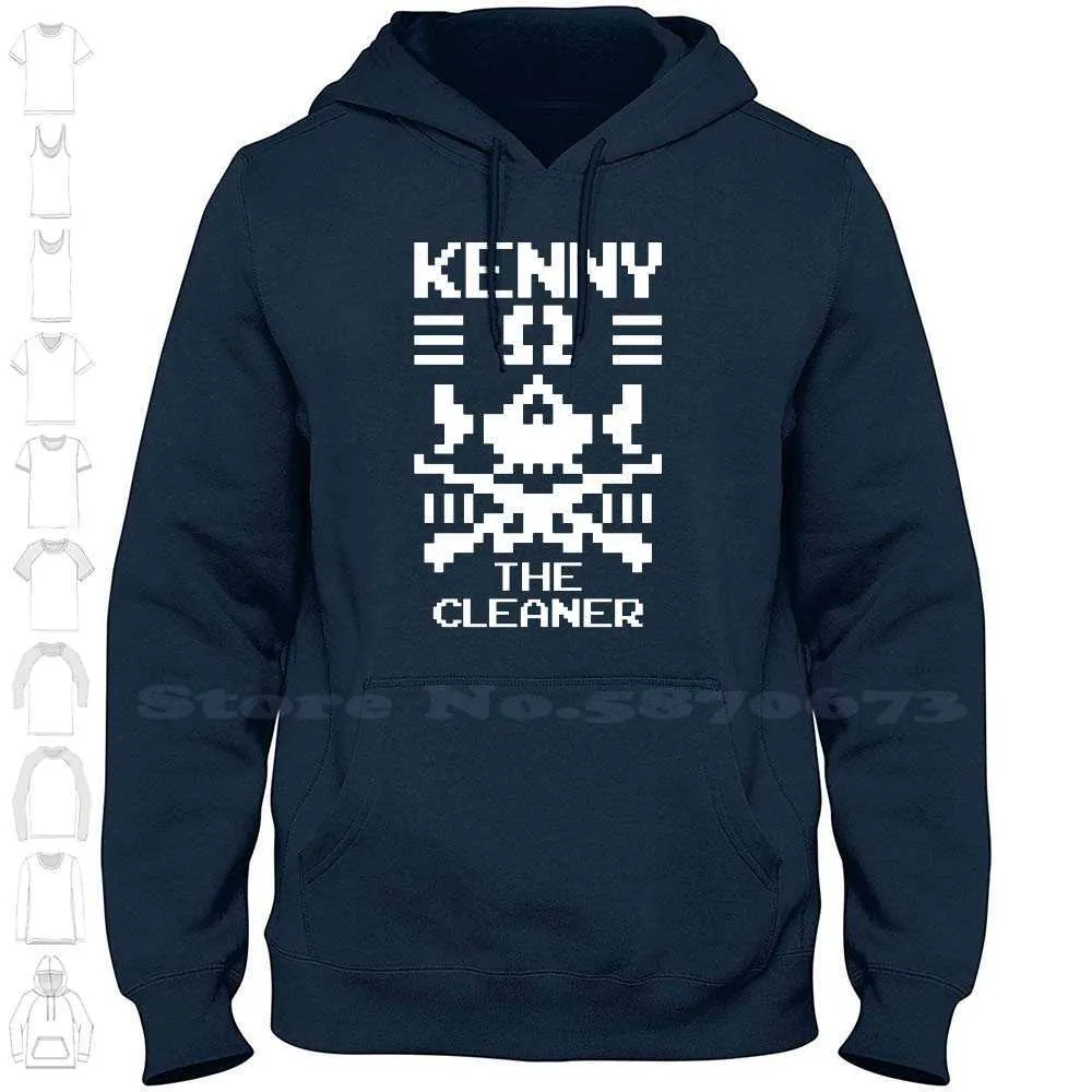 Kenny 8 Bit The Cleaner Streetwear Sport Hoodie Sweatshirt Kenny Aew