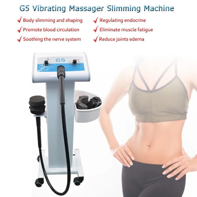 G5 Titreşimli Selülit Masaj Makinesi Fitness Zayıflama Güzellik Ekipmanları Vücut şekillendirme Ev Spa ile CE ile Kullanım