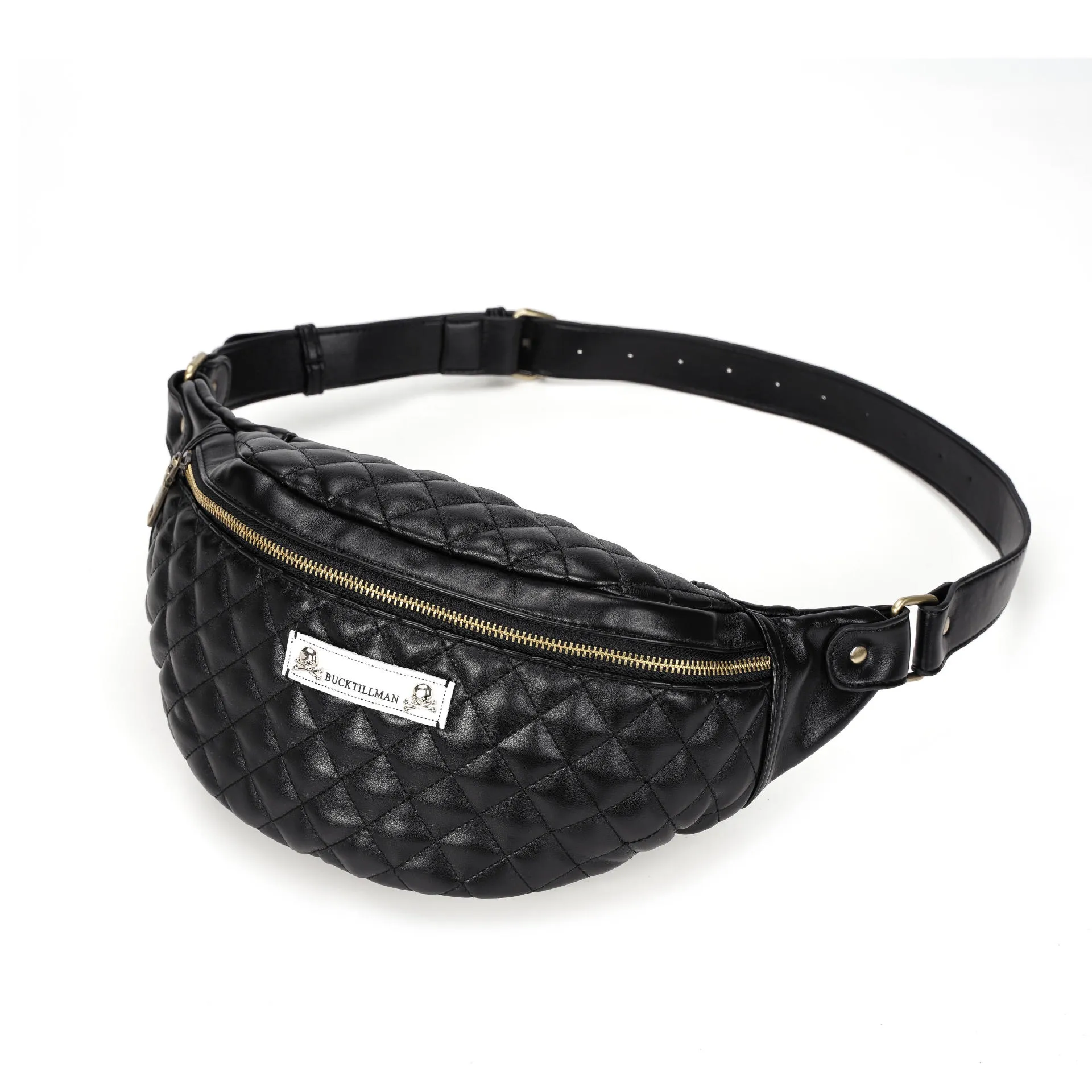 Sac à taille pour hommes en cuir Fanny Pack Sacs de poitrine d'épaule masculine pour téléphone Travel Man Belt Belt Pouch Massrie Femmes portefeuilles