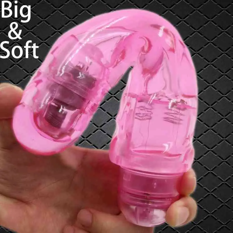 Giocattoli nxy adulti adorabili rosa enorme grande dildo vibratore giocattoli sessuali per donna massaggiatrice vagina ad alta frequenza vibrazione di giochi per adulti sex shop 1202