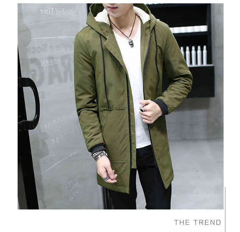 Mens Hooded Jackets Sale Winter Parka Slim Fit Cashmere Windbreaker Coat  For Youth And Lovers 211214 From Mu01, $43.17