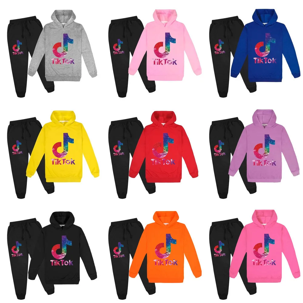 Tiktok Sportswear Traje De Ch ndal De Dos Piezas Con Capucha Para