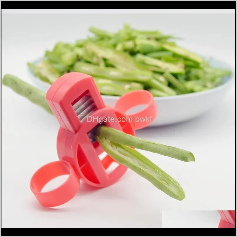 9 blades detachable accessory kitchen tool safe green bean manual household quick multifunctional shredded device bean yarn cutter