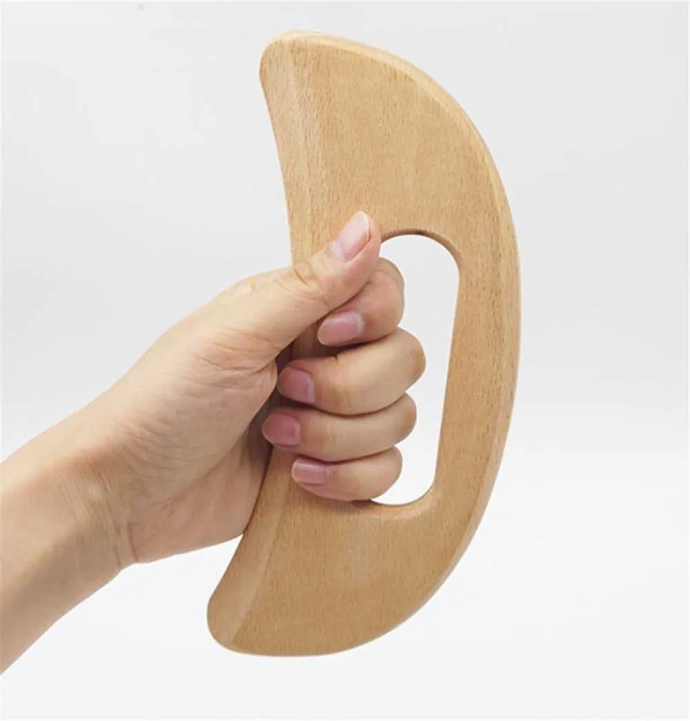Wholesale Wooden Lymphatic Drainage Massage Tool Handheld Gua Sha Scraping Paddle Anti Cellulite Muscle Pain Relief Maderotherapia