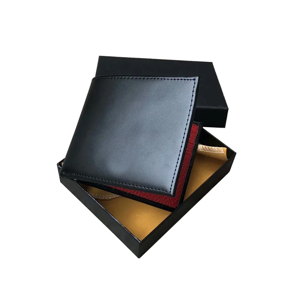Homens moda moda Faux Leather Pocket Designer Wallet ID ID do cartão de crédito Bifold Luxury Purse