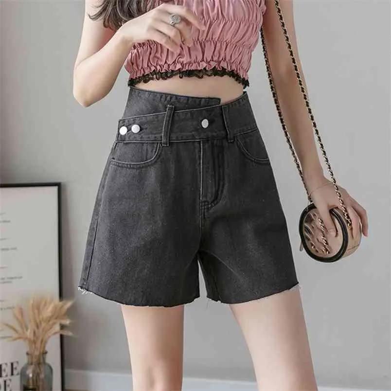 Plus Size 4XL 5XL XXXXL XXXXXL Oversized Zomer Shorts voor Dames Denim Jean Korte Broek Pantalon Corto Mujer 210507